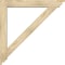 Ekena Millwork Traditional Traditional Rough Sawn Bracket w/ Offset Brace, Douglas Fir, 6"W x 38"D x 38"H BKT0604X38X38TRA01RDF - alternate 4